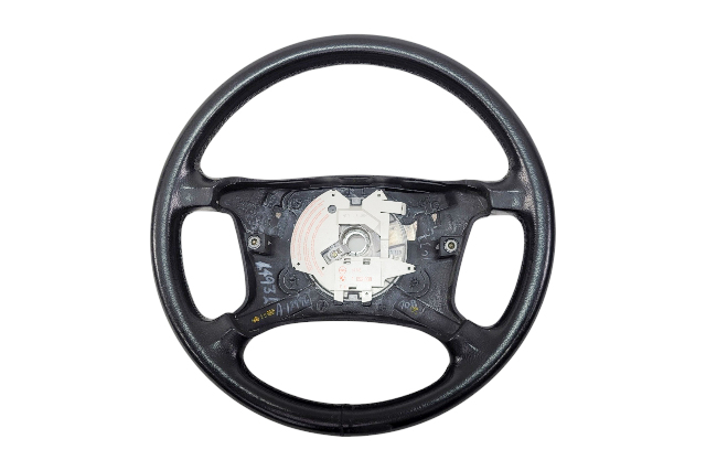 1996-1998 BMW Z3 Steering Wheel Black Leather, 32-34-1-093-354, F014, OEM, 1996, 1997, 1998