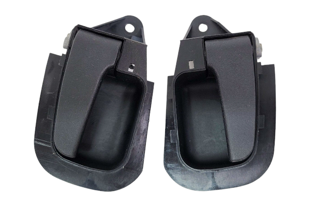 1996-2002 BMW Z3 Interior Door Handle Front Right/Left Black Set, 51-22-1-960-829, 51-22-2-261-150, F014, OEM, 1996, 1997, 1998, 1999, 2000, 2001, 2002
