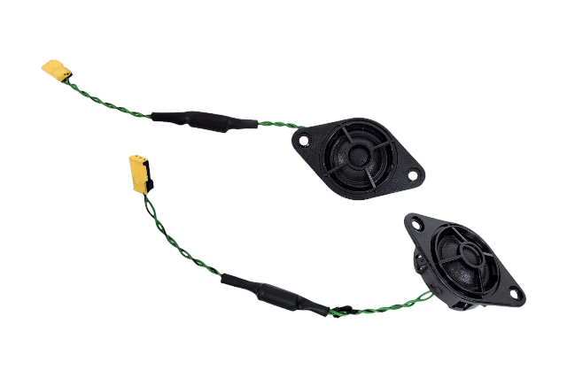 1996-2002 BMW Z3 Right/Left Door Panel Radio Tweeter Speaker Set, 65-13-8-389-697, F014, OEM, 1996, 1997, 1998, 1999, 2000, 2001, 2002