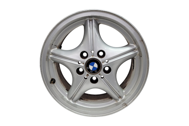 1996-2002 BMW Z3 Alloy Wheel 5 Spoke 16x7, #3, 36-11-1-092-260, F014, OEM, 1996, 1997, 1998, 1999, 2000, 2001, 2002