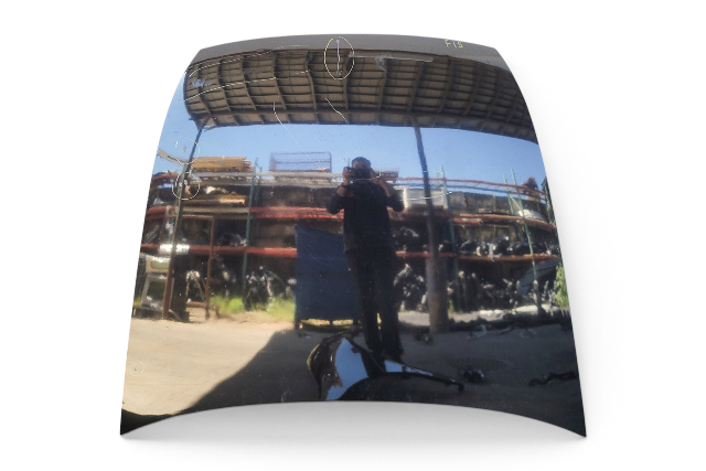 2003-2007 Honda Accord Sedan Engine Hood Assy, V6, Black, 60100-SDP-A90ZZ, F015, OEM, 2003, 2004, 2005, 2006, 2007