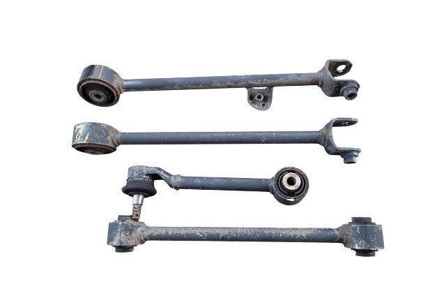 2003-2007 Honda Accord Rear Lower Control Arm Left Driver Side Set(4) 52375-SDA-A50, F015, OEM, 2003, 2004, 2005, 2006, 2007