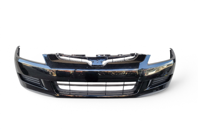 2003-2007 Honda Accord Coupe Front, Bumper Face Cover, Black, 04711-SDP-A90ZZ, F015, OEM, 2003, 2004, 2005, 2006, 2007