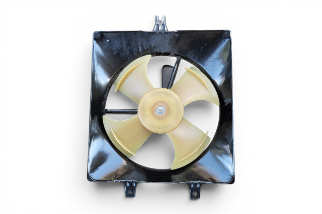 2003-2007 Honda Accord A/C Radiator Cooling Fan Set w/ Shroud 38611-RCA-A01, F015, OEM, 2003, 2004, 2005, 2006, 2007