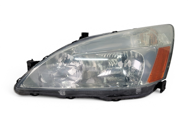 2003-2007 Honda Accord Headlight Head Lamp, Left Driver Side 33151-SDA-A01, F015, OEM, 2003, 2004, 2005, 2006, 2007