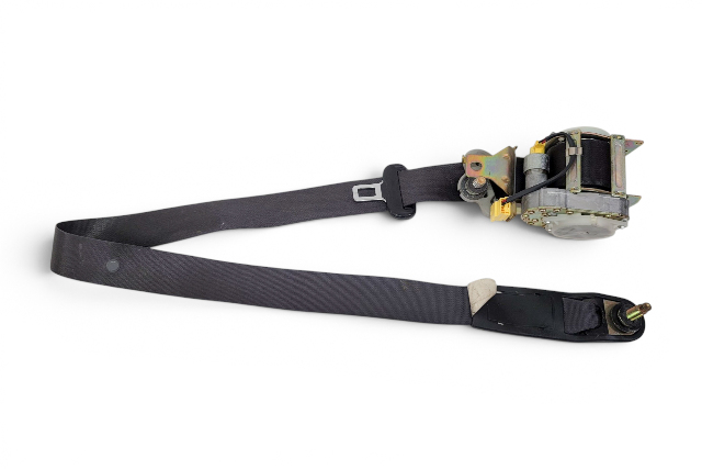 2003-2007 Honda Accord Coupe Seatbelt Seat Belt Front Left Black 04818-SDN-A03ZAZ, F015, OEM, 2003, 2004, 2005, 2006, 2007