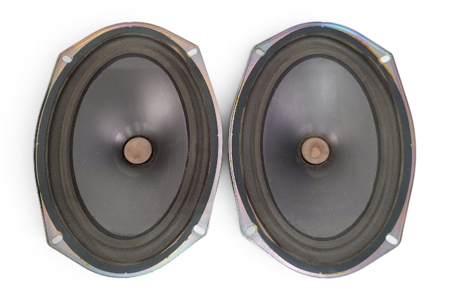 2003-2007 Honda Accord Rear Door Radio Audio Speaker Set (2) 39120-SDN-A91, F015, OEM, 2003, 2004, 2005, 2006, 2007