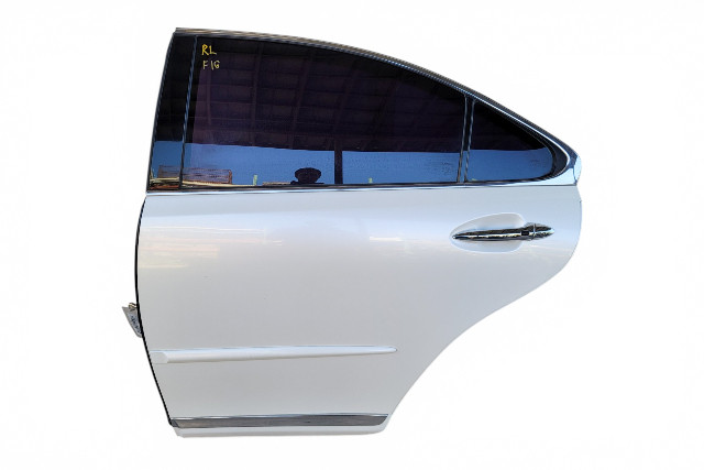 2007-2012 Lexus ES350 Rear Left/Driver Side Door Assembly White, 67004-33180, F016, OEM, 2007, 2008, 2009, 2010, 2011, 2012