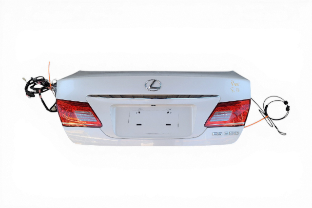 2007-2012 Lexus ES350 Trunk Decklid Luggage Lid White, 64401-33430, F016, OEM, 2007, 2008, 2009, 2010, 2011, 2012
