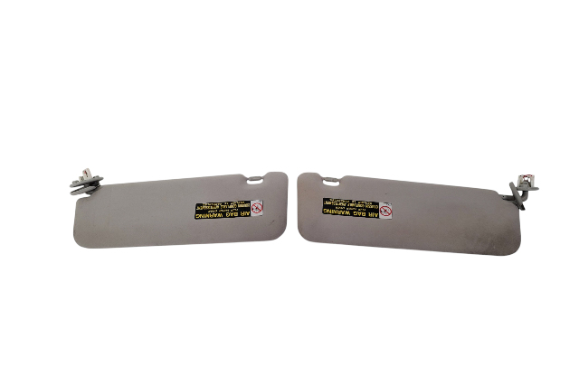 2007-2012 Lexus ES350 Left/Right Set Sun Visor Shield, Gray 74320-33A40-B0, F016, OEM, 2007, 2008, 2009, 2010, 2011, 2012