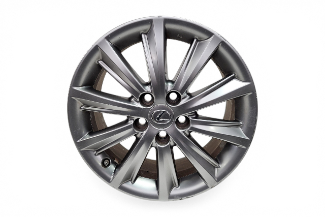 2009-2012 Lexus ES350 Rim Wheel 17in 10 Spoke #3 Factory 4261A-33050, F016, OEM, 2009, 2010, 2011, 2012