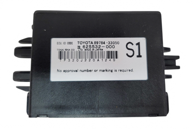 2011-2012 Lexus ES350 Code ECU Module Unit 89784-33050, F016, OEM, 2011, 2012