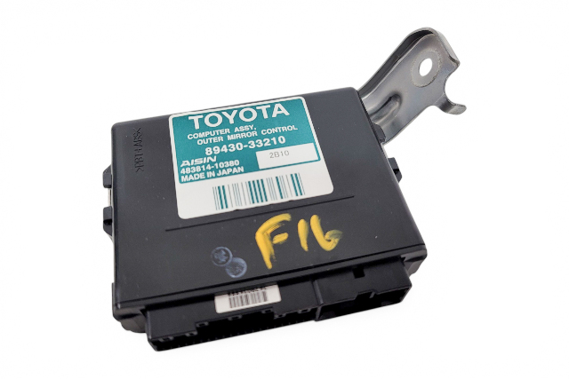 2011-2012 Lexus ES350 Outer Mirror Control Computer Unit 89430-33210, F016, OEM, 2011, 2012