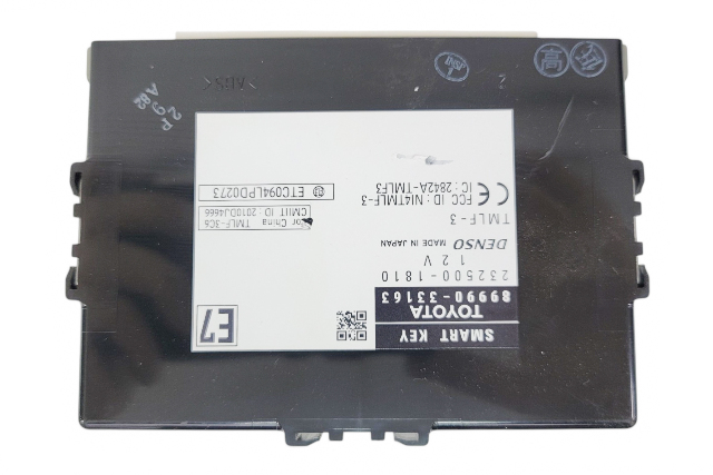 2011-2012 Lexus ES350 Smart Key Control Module Computer Unit 89990-33163, F016, OEM, 2011, 2012