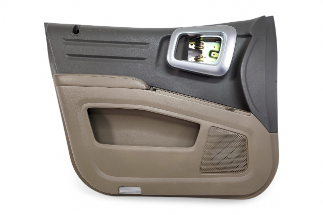 2006-2008 Honda Ridgeline Front Door Panel W/Security Left/Driver Beige, 83553-SJC-A13ZC, F017, OEM, 2006, 2007, 2008