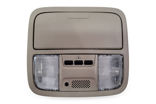 2006-2007 Honda Ridgeline Overhead Console Lamp Homelink Tray Beige, 83250-SDA-A02ZG, F017, OEM, 2006, 2007