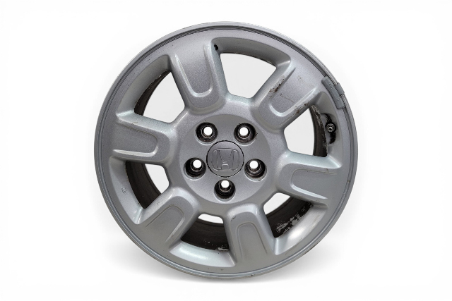 2006-2008 Honda Ridgeline Wheel Rim Alloy 17x7 1/2 6 Spoke #3, 42700-SJC-A52, F017, OEM, 2006, 2007, 2008