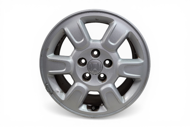 2006-2008 Honda Ridgeline Wheel Rim Alloy 17x7 1/2 6 Spoke #2, 42700-SJC-A52, F017, OEM, 2006, 2007, 2008