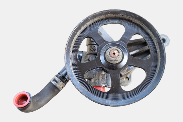 2006-2011 Honda Ridgeline Power Steering Pump w/Pulley, 56110-RJE-A02, F017, OEM, 2006, 2007, 2008, 2009, 2010, 2011