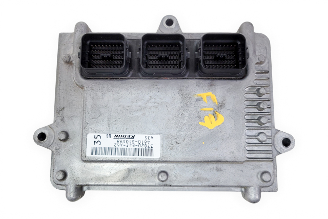 2006-2007 Honda Ridgeline ECU ECM Engine Computer Module 3.5L, 37820-RJE-A65, F017, OEM, 2006, 2007