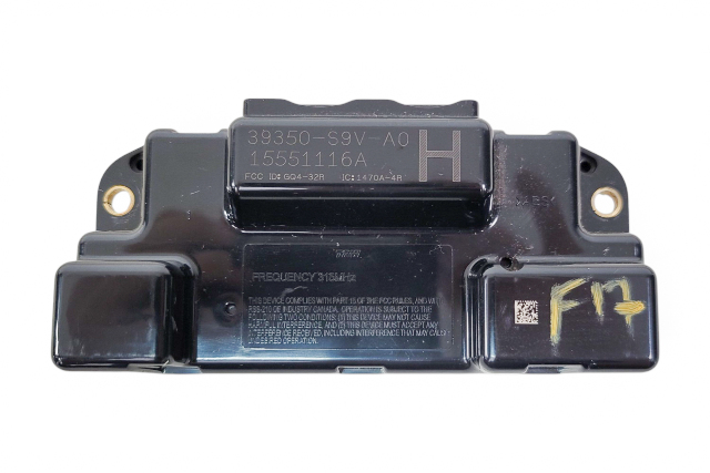 2006-2014 Honda Ridgeline Tire Pressure Monitor Module Unit 39350-S9V-A0, F017, OEM, 2006, 2007, 2008, 2009, 2010, 2011, 2012, 2013, 2014