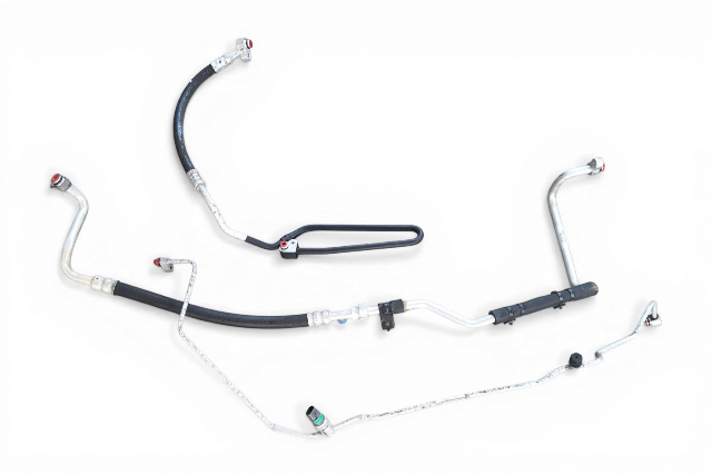2006-2014 Honda Ridgeline A/C Condenser Pipe Line Hose Set(3), 80341-SJC-A51, F017, OEM, 2006, 2007, 2008, 2009, 2010, 2011, 2012, 2013, 2014