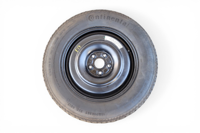 2006-2021 Honda Ridgeline Spare Tire Wheel Continental T165-90-R17, F017, OEM, 2006, 2007, 2008, 2009, 2010, 2011, 2012, 2013, 2014, 2015, 2016, 2017, 2018, 2019, 2020, 2021