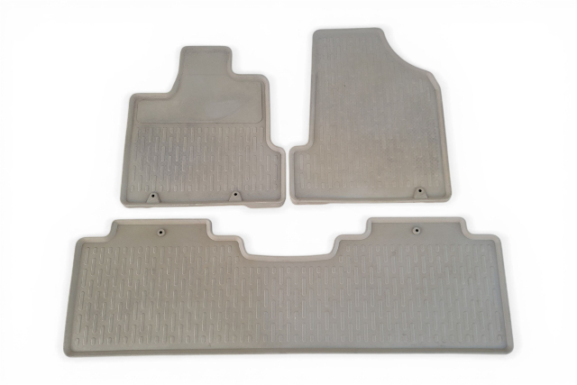 2006-2013 Honda Ridgeline Floor All Weather Carpet Set Atlas Gray 83600-SJC-A01ZC, F017, OEM, 2006, 2007, 2008, 2009, 2010, 2011, 2012, 2013