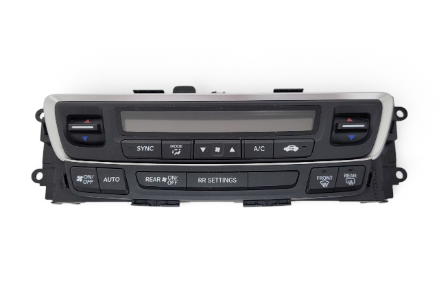 2017-2019 Honda Ridgeline A/C Heater Climate Control Unit, 79600-T6Z-A41, F018, OEM, 2017, 2018, 2019