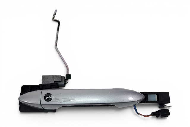 2017-2024 Honda Ridgeline Front Right/Passenger Exterior Door Handle, Silver Metallic, 72141-TG7-A81ZB, F018, OEM, 2017, 2018, 2019, 2020, 2021, 2022, 2023, 2024
