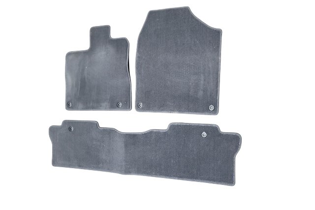 2017-2026 Honda Ridgeline Interior Carpet 4 Piece Floor Mat Set Black, 83600-T6Z-A01ZA, F018, OEM, 2017, 2018, 2019, 2020, 2021, 2022, 2023, 2024, 2025, 2026