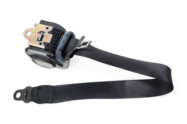 2002-2004, 2009-2012 Porsche Boxster 986 Seatbelt Seat Belt Front Right Black, 987-803-034-10-A23, F019, OEM, 2002, 2003, 2004, 2009, 2010, 2011, 2012