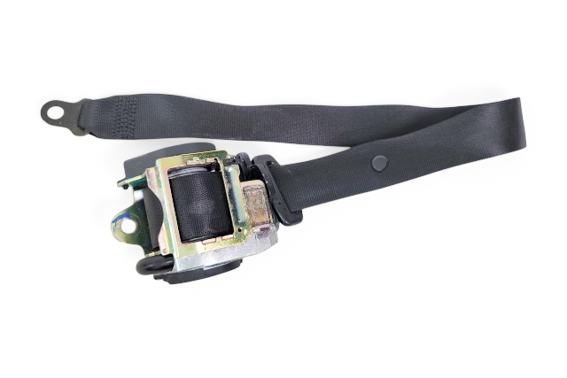 2002-2004, 2009-2012 Porsche Boxster 986 Seatbelt Seat Belt Front Left Black, 987-803-033-06-A23, F019, OEM, 2002, 2003, 2004, 2009, 2010, 2011, 2012