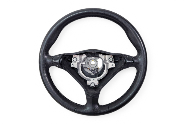 1997-2004 Porsche Boxster 986 Steering Wheel Tiptronic Steering Wheel Black Leather, 996-347-804-64-A28, F019, OEM, 1997, 1998, 1999, 2000, 2001, 2002, 2003, 2004