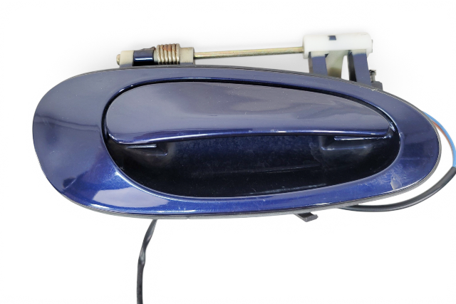 1998-2004 Porsche Boxster 986 Exterior Door Handle Front Right/Passenger Blue, PCG-537-614-A, F019, OEM, 1998, 1999, 2000, 2001, 2002, 2003, 2004