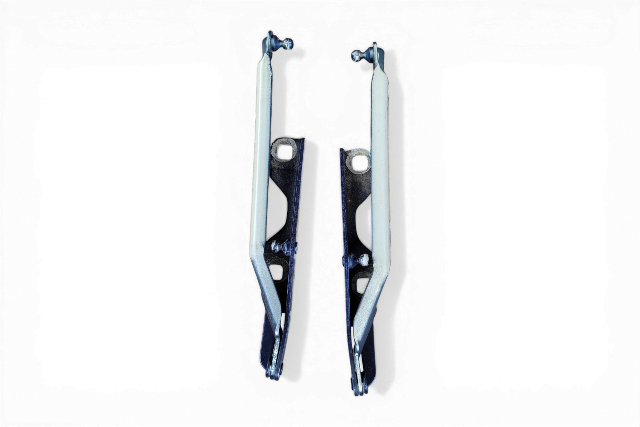 1997-2004 Porsche Boxster 986 Hood Hinge Hinges Set Left/Right Set, 996-511-152-01, F019, OEM, 1997, 1998, 1999, 2000, 2001, 2002, 2003, 2004