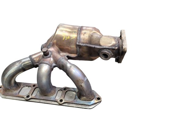 2000-2004 Porsche Boxster 986 Left Side Muffler Manifold Header Pipe, 2.7 6Cyl, 996-113-103-07, F019, OEM, 2000, 2001, 2002, 2003, 2004