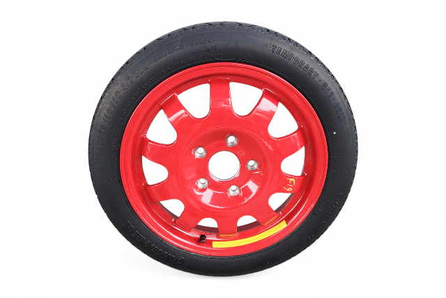 1997-2004 Porsche Boxster 986 Spare Tire Wheel Donut Disc Rim 105/55R17, 996-362-030-01, F019, OEM, 1997, 1998, 1999, 2000, 2001, 2002, 2003, 2004