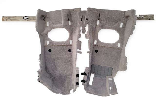 1997-2004 Porsche Boxster 986 Floor Carpet Complete Set Tan/Beige, 986-551-011-02-EEX, F019, OEM, 1997, 1998, 1999, 2000, 2001, 2002, 2003, 2004