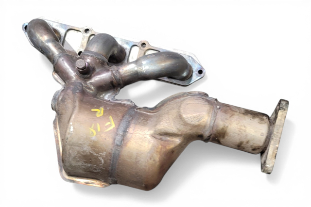 2000-2004 Porsche Boxster 986 Right Side Muffler Manifold Header Pipe, 2.7 6Cyl, 996-113-104-07, F019, OEM, 2000, 2001, 2002, 2003, 2004