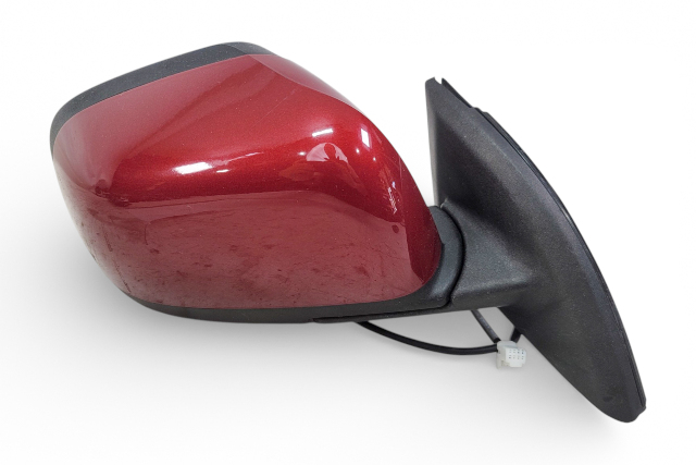 2011-2012 Nissan Leaf Side View Mirror Right/Passenger Red, 96301-3NA0A, F020, OEM, 2011, 2012