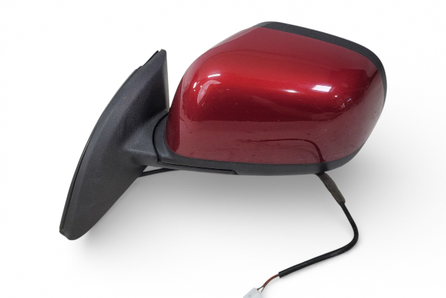 2011-2012 Nissan Leaf Side View Mirror Left/Driver Side Red, 96302-3NA0A, F020, OEM, 2011, 2012