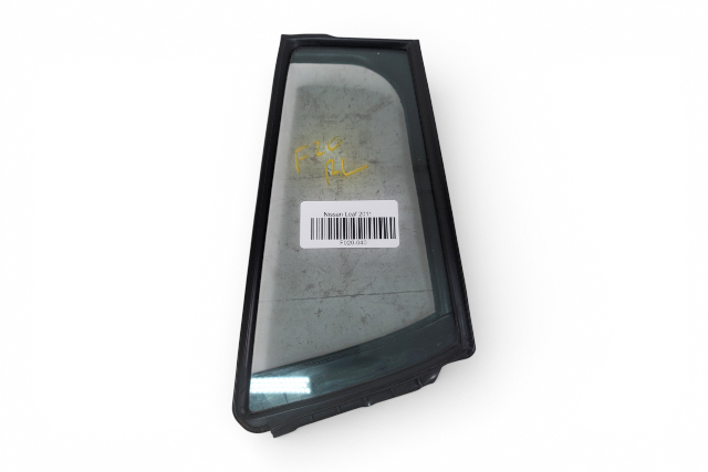 2011-2012 Nissan Leaf Rear Door Vent Glass Left/Driver 82221-3NA0A, F020, OEM, 2011, 2012