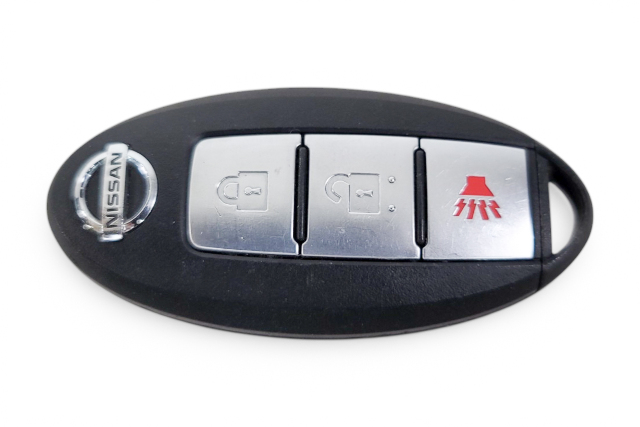 2011-2017 Nissan Juke Remote Smart System Key Fob Transmitter Factory 285E3-1KM0D, F020, OEM, 2011, 2012, 2013, 2014, 2015, 2016, 2017