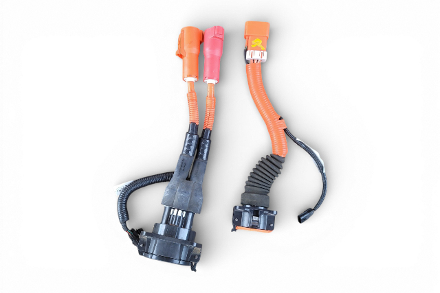 2011-2012 Nissan Leaf Battery Charge Port Cable Wire Orange 296B1-3NA1A, F020, OEM, 2011, 2012