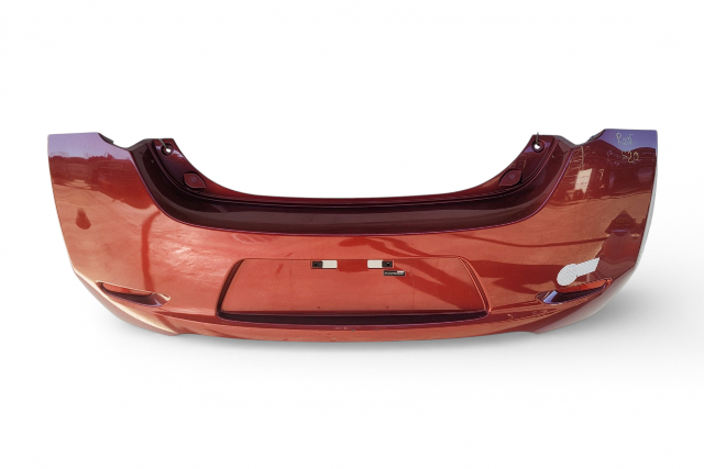 2011-2012 Nissan Leaf Rear Bumper Cover Assembly Burgundy HEM22-3NA2H, F020, OEM, 2011, 2012