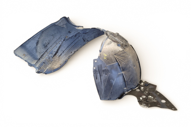 2011-2012 Nissan Leaf Fender Liner Left Driver Side 63843-3NA0A, F020, OEM, 2011, 2012