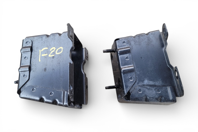 2011-2012 Nissan Leaf Rear Bumper Reinforcement Bracket Right/Left Set (2) 85211-3NA0A, F020, OEM, 2011, 2012