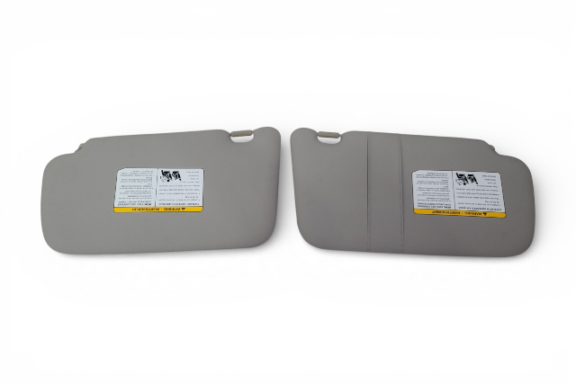 2011-2012 Nissan Leaf Sun Visor Left Driver Right/Passenger Side Beige Set, 96400-3NA0A, F020, OEM, 2011, 2012
