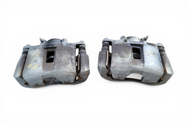 2007-2008 Acura TL Front Right/Left Brake Caliper Set, 45018-SEP-A00, 45019-SEP-A00, F021, OEM, 2007, 2008